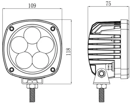 Led Työvalo Revon 50w/4800lm - Työvalot - RTV505 - 2