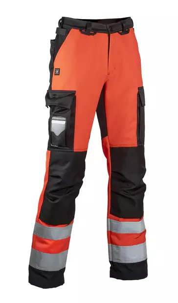Dimex Turvahousut oranssi-musta - Dimex Työtakit - 6170-MT - 1
